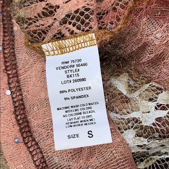 BKE Stretchy Mesh Tank Top Size S NWOT (Fits a M/L too) - Picture 6 of 6